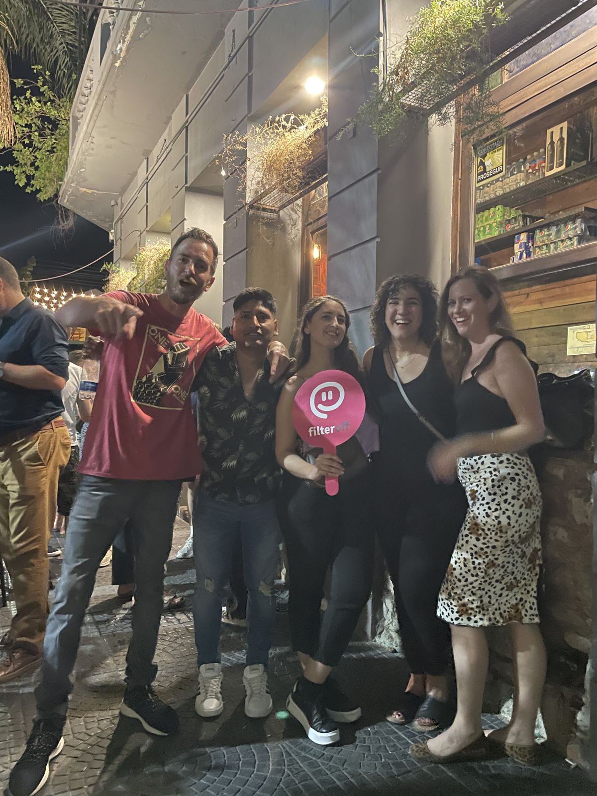 Group photo from a past night in Buenos Aires