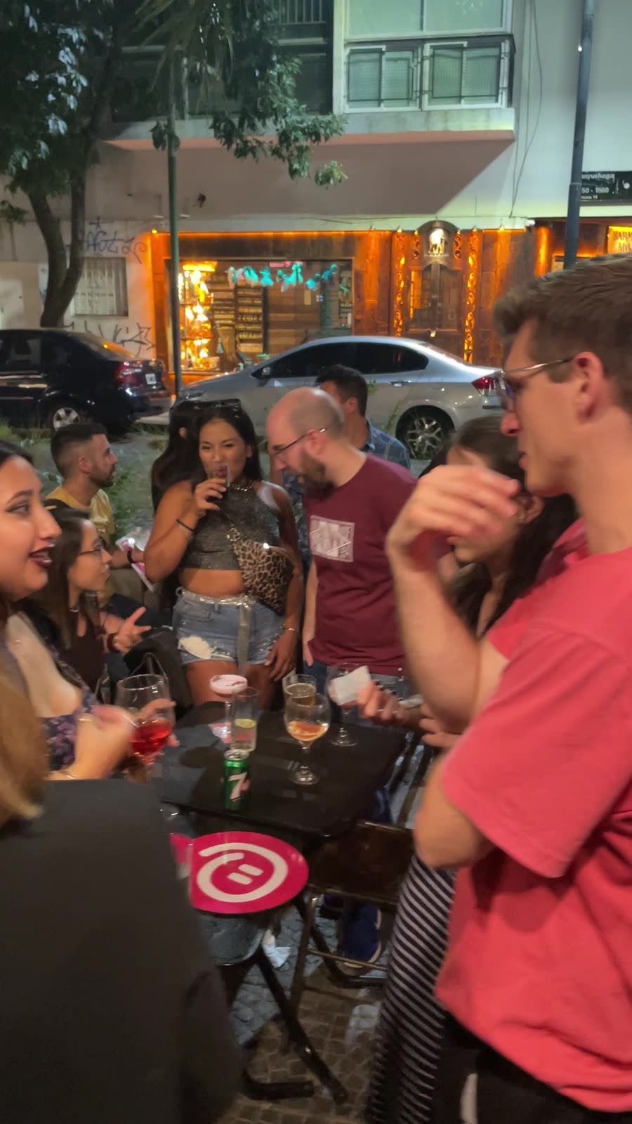 Guests mingling at a past night in Buenos Aires